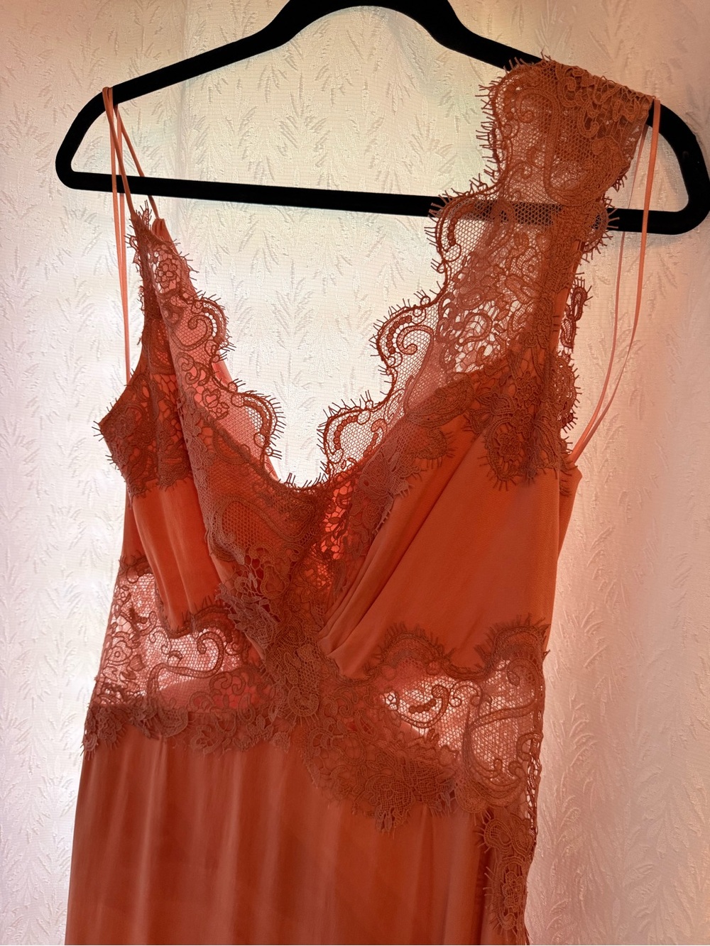 Anthropologie BHLDN Evelyn Lace V-neck High-low Midi Dress - Picture 4 of 8